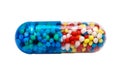 Medicine capsule. Royalty Free Stock Photo