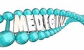 Medicine DNA Genetic Bio Medical Research Therapy