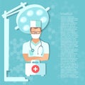 Medicine doctor professional surgeon operating room concept