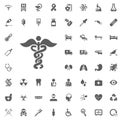 Medicine and Doctor Sign icon set vector illustration.