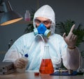 Medicine drug researcher working in lab Royalty Free Stock Photo