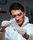 Medicine drug researcher working in lab Royalty Free Stock Photo