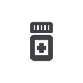 Medicine drugs icon vector