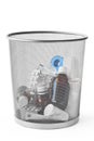 Medicine In Dustbin Royalty Free Stock Photo