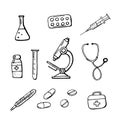 Medicine elements set