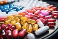 Medicine essentials Antibiotics pills in the pharmaceutical realm of healthcare