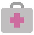 Medicine first aid kit, icon