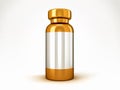 Medicine: Golden medical ampoule