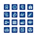 Medicine and health icons set Royalty Free Stock Photo