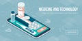 Medicine, healthcare and therapy app