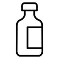 Medicine Jar Isolated Vector icon which can be easily modified or edit Royalty Free Stock Photo