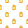 Medicine jar pattern seamless Royalty Free Stock Photo