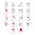 Medicine Kinds. Vector Illustration Set