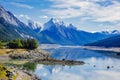 Medicine Lake, Jasper National Park, Alberta, Canada Royalty Free Stock Photo