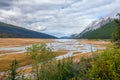 Medicine Lake.Jasper National Park.Alberta.Canada Royalty Free Stock Photo