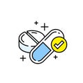 Medicine line icon