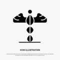 Medicine, Medical, Healthcare, Greece solid Glyph Icon vector