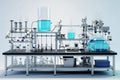 Beautiful Modern Chemical lab equipment Generative AI
