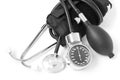 Medicine object. blood pressure with stethoscope