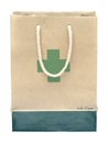 Medicine paper bag Royalty Free Stock Photo