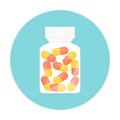 Medicine Pills Bottle Icon