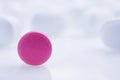 Medicine pink pill Royalty Free Stock Photo