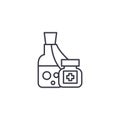 Medicine remedy linear icon concept. Medicine remedy line vector sign, symbol, illustration.