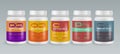 Medicine Vitamin Bottle Set