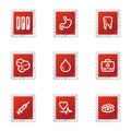 Medicine web icons Royalty Free Stock Photo