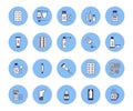 Medicines, dosage forms vector line icons. Pharmacy medicaments, tablet, capsule, pill, antibiotics, vitamins