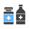 Medicines icon vector image.