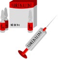 Adrenalin. Medicines and pharmaceuticals. Resuscitation