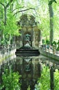 Medicis fountain in Luxembourg garden, paris Royalty Free Stock Photo