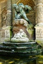 Medicis Fountain in Luxembourg Gardens Royalty Free Stock Photo