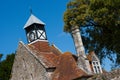 Medieval Abbey gate house and clock tower