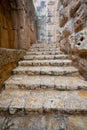 Medieval Ajlun Castle near Ajloun town, Jordan Royalty Free Stock Photo