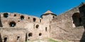 Medieval Akkerman fortress near Odessa in Ukraine, defensive castle Royalty Free Stock Photo