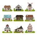 Medieval Ancient Buildings Set