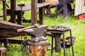 Medieval anvil Royalty Free Stock Photo