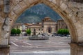 The medieval Aqueduct of Sulmona, built near Piazza Garibaldi