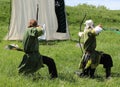 Medieval archers Royalty Free Stock Photo