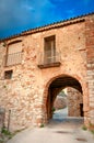 Medieval arches, Collbato, Spain Royalty Free Stock Photo