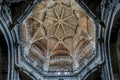 Medieval architectural arches inside the Cathedral of Ourense in