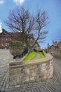 Medieval architecture in Edinburgh castle Royalty Free Stock Photo