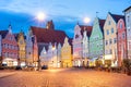 Medieval architecture in Landshut, Bavaria, Germany Royalty Free Stock Photo