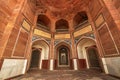 Medieval architecture made of red sandstone and marble at Humayun Tomb Delhi India Royalty Free Stock Photo