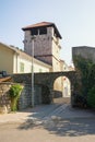 Medieval architecture. Summer house of the noble family Buca. Tivat city, Montenegro