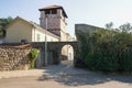 Medieval architecture. Summer house of the noble family Buca. Tivat city, Montenegro Royalty Free Stock Photo