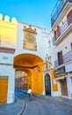 The medieval Arco del Postigo in Seville, Spain