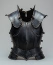 Medieval armor breastplate on a neutral background Royalty Free Stock Photo